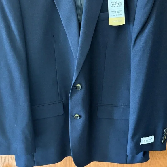 J.M. Hagar Classic Fit Suit Jacket 46L